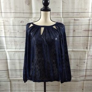 Jennifer Lopez Long Sleeve Top